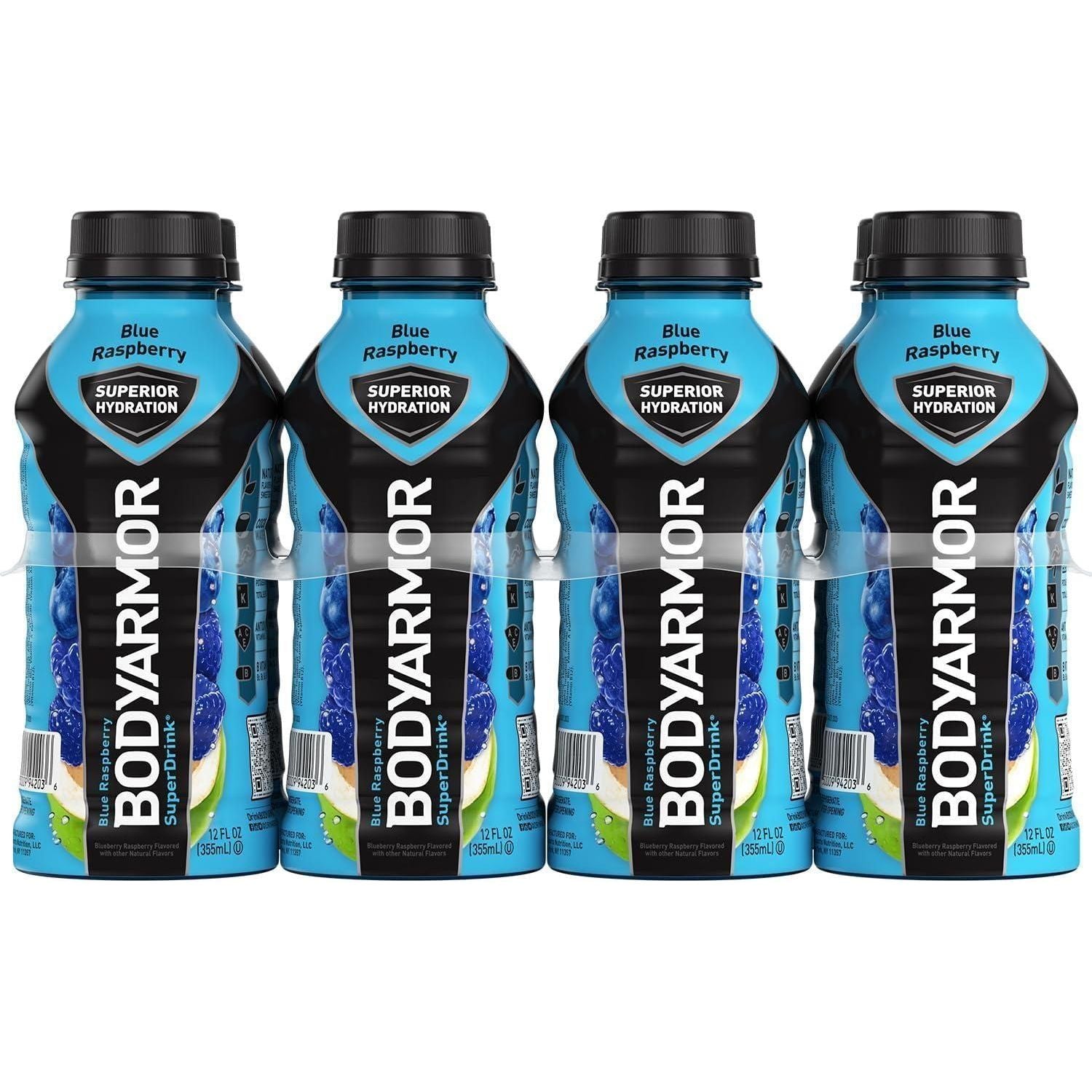 BODYARMOR Blue Raspberry Sports Drink, 12 oz, 8-Pack - BODYARMOR