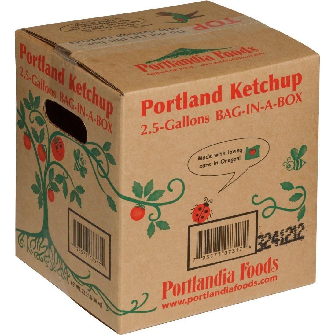 Organic Portland Ketchup - 2.5 Gallons (No Spigot) - Portlandia Foods