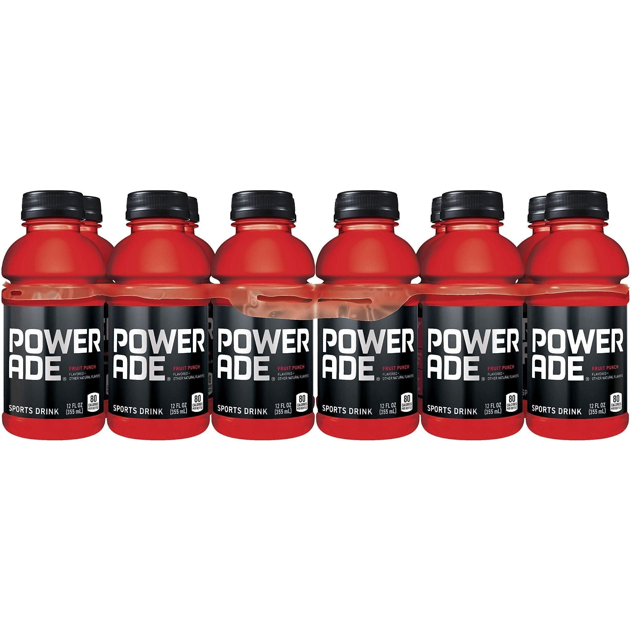 POWERADE Fruit Punch Beverage, 12 oz, 12 Count Pack - Powerade