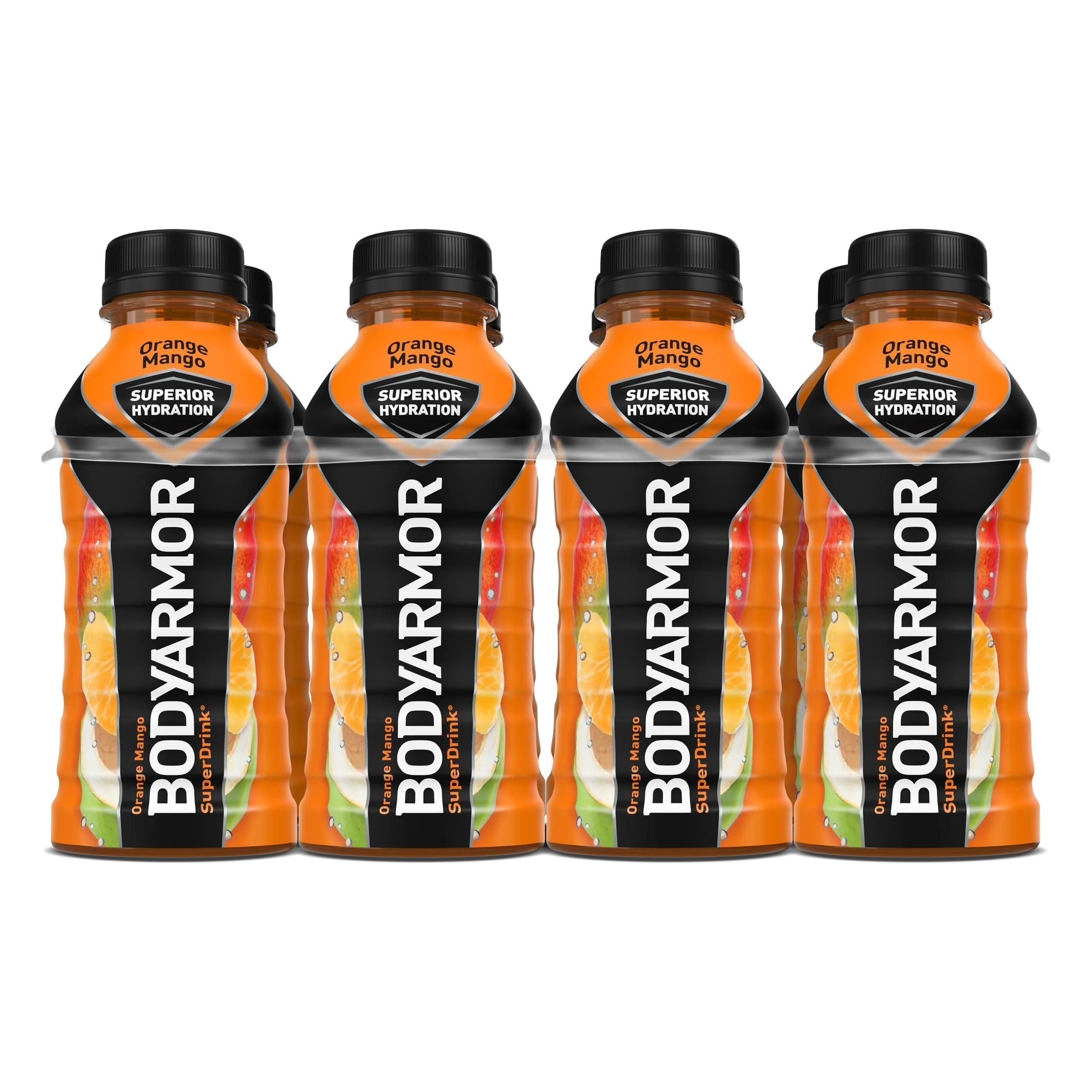 BODYARMOR Hydration Sports Drink - Orange Mango Flavor, 12 Fl Oz (Pack of 8) - BODYARMOR