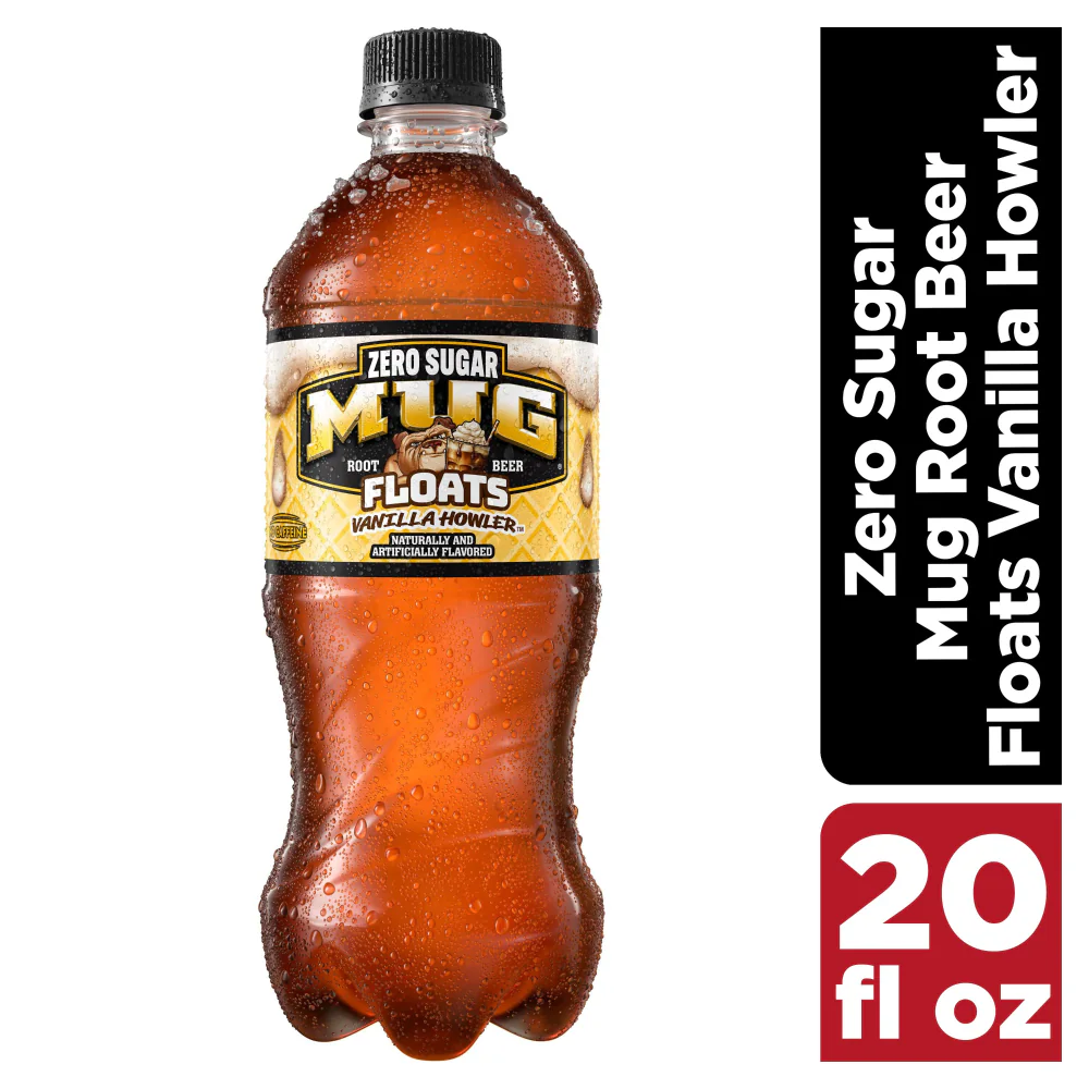 Mug Zero Sugar Root Beer Floats Vanilla Howler, 20oz 12 Pack