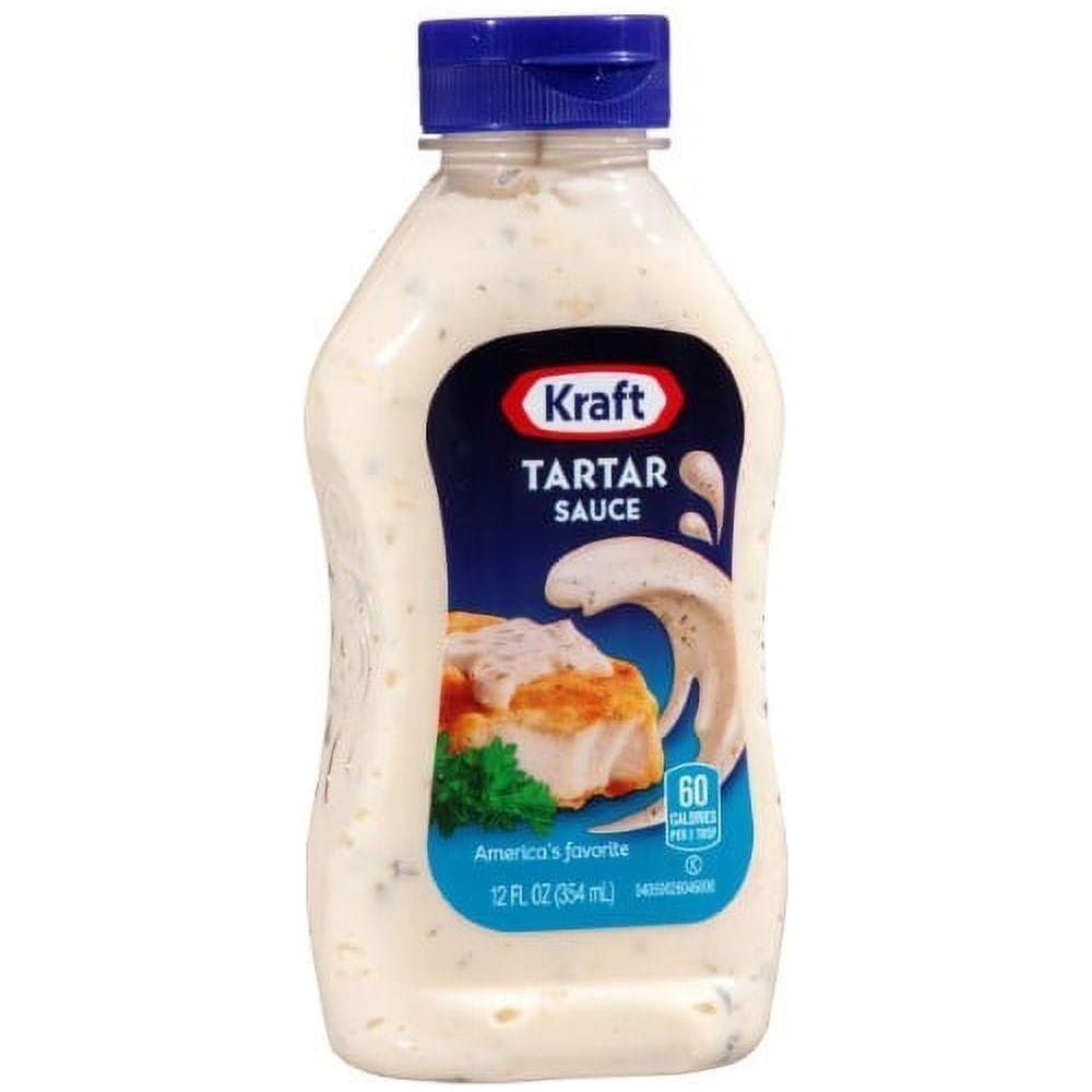 Kraft Tangy Tartar Sauce, 12 Fl Oz Bottle (Set of 6) - Kraft