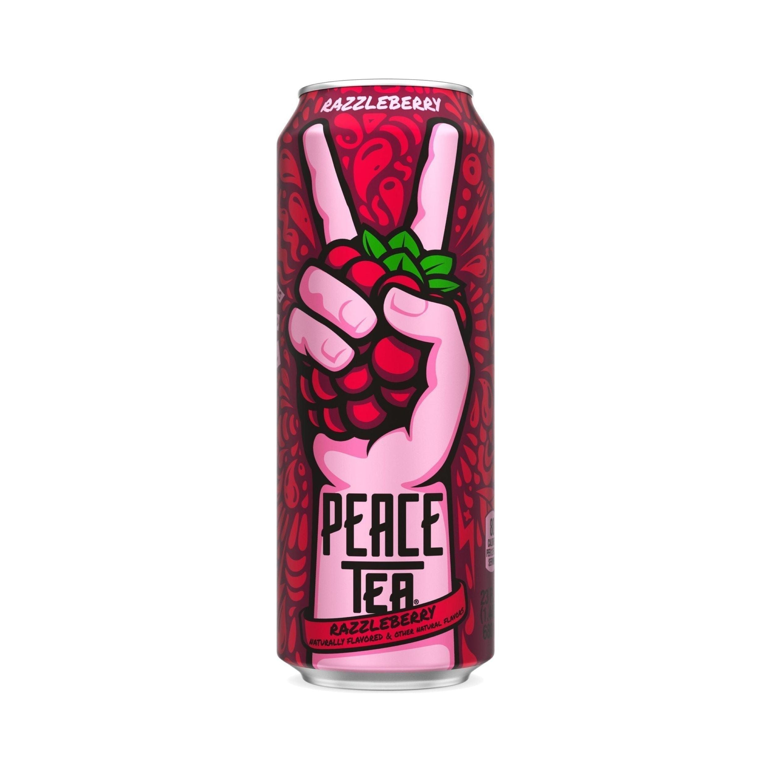 Peace Tea Razzleberry Sweet Iced Tea Drinks, 23 fl oz, 12 Pack - Peace Tea