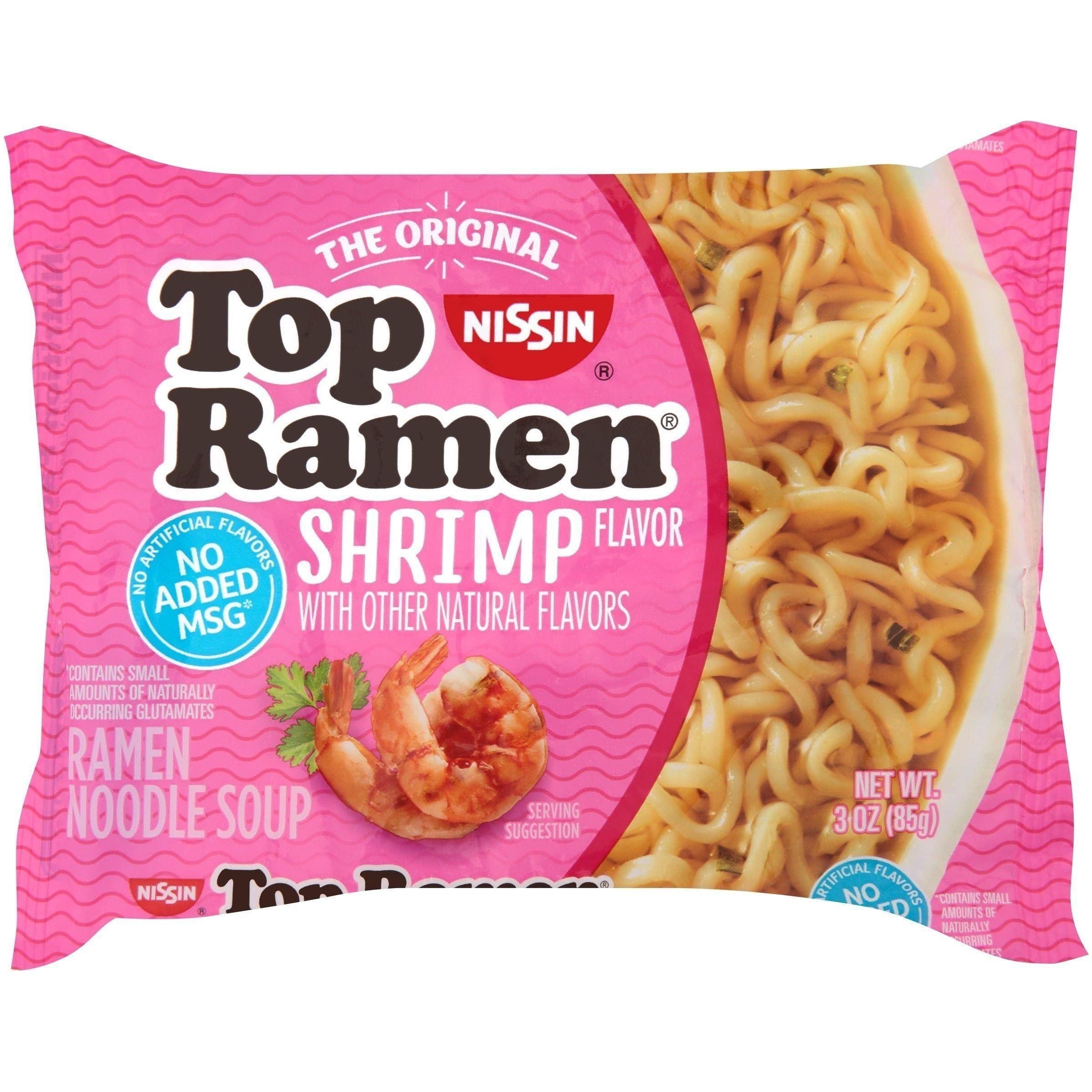 Shrimp Flavor Top Ramen Noodle Soup - The Original Delight - Top Ramen