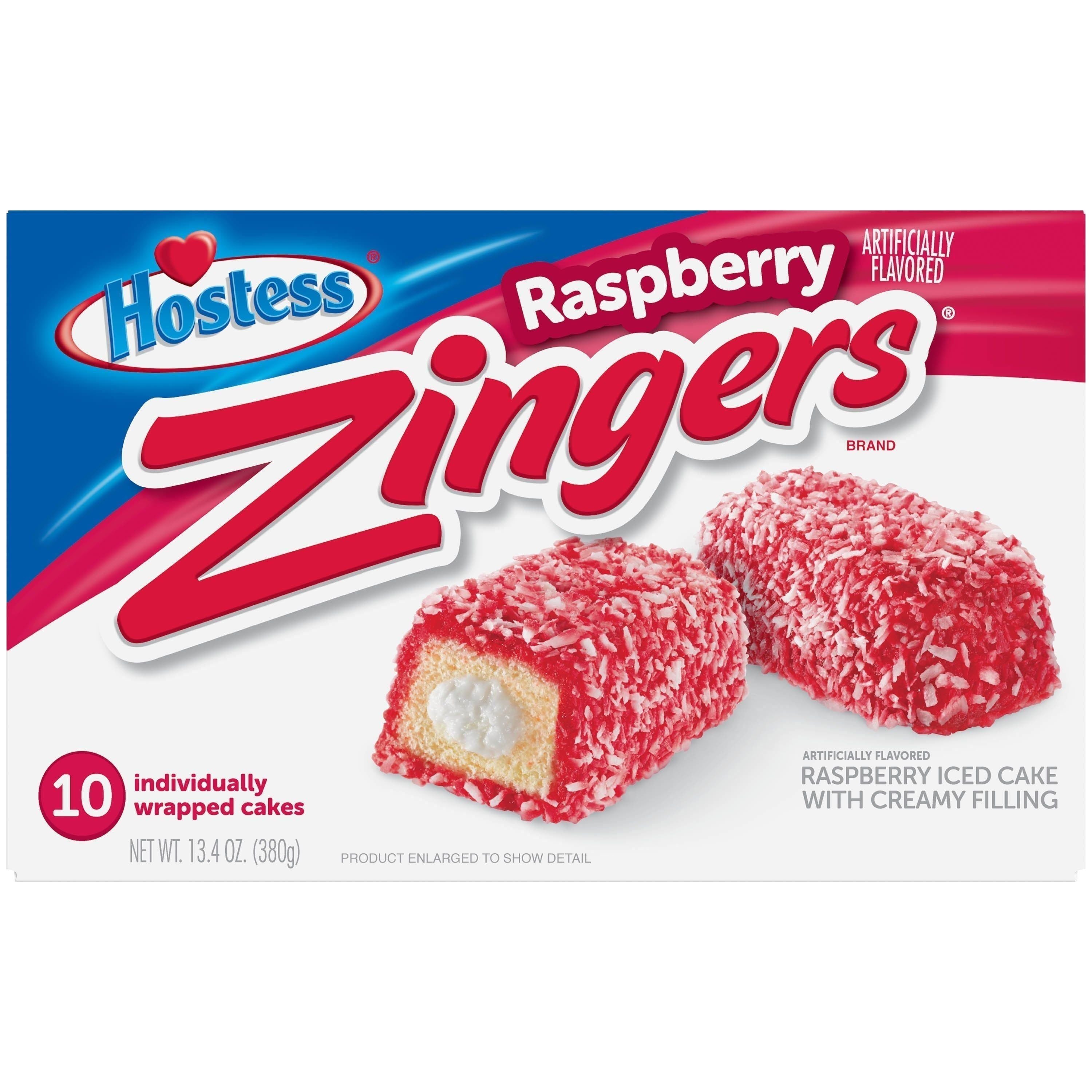 Hostess Raspberry Zinger Multi-Pack 13.40 ounces 10 count - Hostess