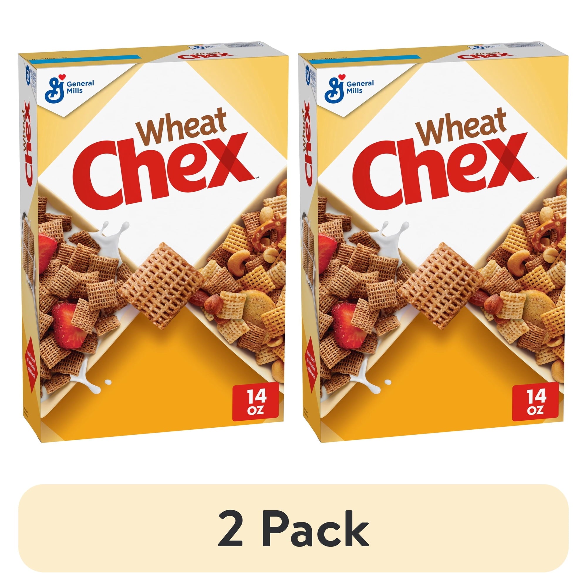 2X - Chex Wheat Breakfast Cereal - 14oz - General Mills - General Mills