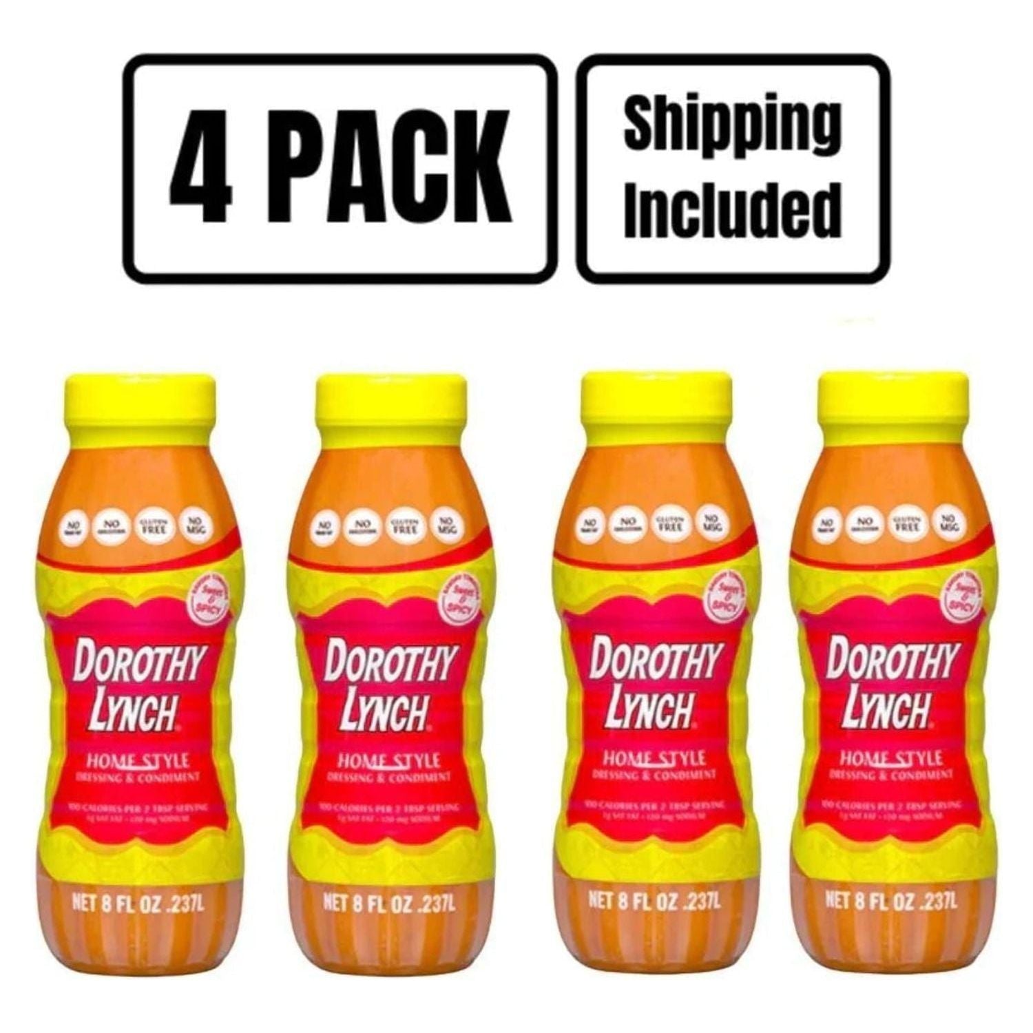 Dorothy Lynch Classic Homestyle Dressing | 4-Pack | 8 oz Each | New - Dorothy Lynch