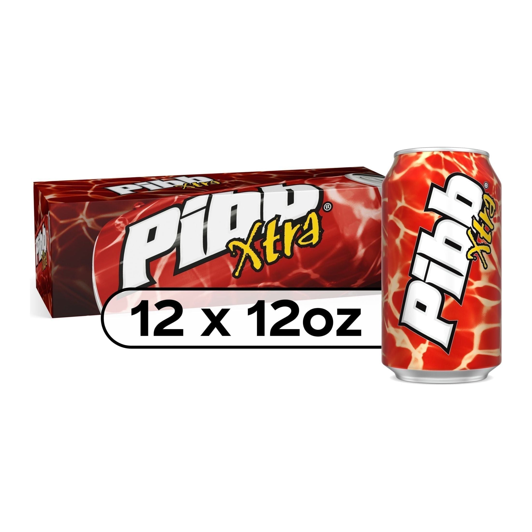 Pibb Xtra Bold Cherry Spice Soda, 12 fl oz, 12 Pack Cans - Pibb