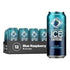 Blue Raspberry Sparkling Water with Caffeine - 12 Pack of 16 Fl Oz Cans - Sparkling Ice