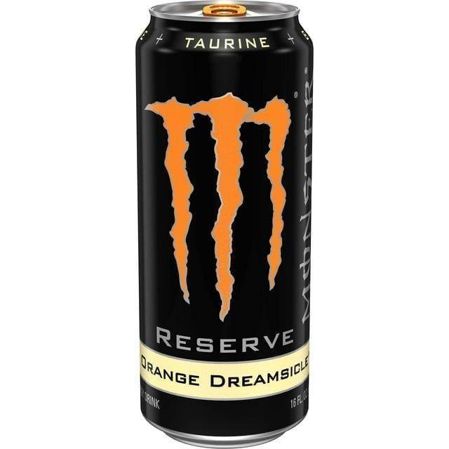 Monster Energy Reserve Orange Dreamsicle - 16 Oz Energy Drink, 24 Can Pack for Ultimate Refreshment - Monster Energy