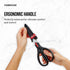 Farberware Edgekeeper Stainless Steel Shears with Black Handle Sleeve with Built-in Sharpening - Farberware