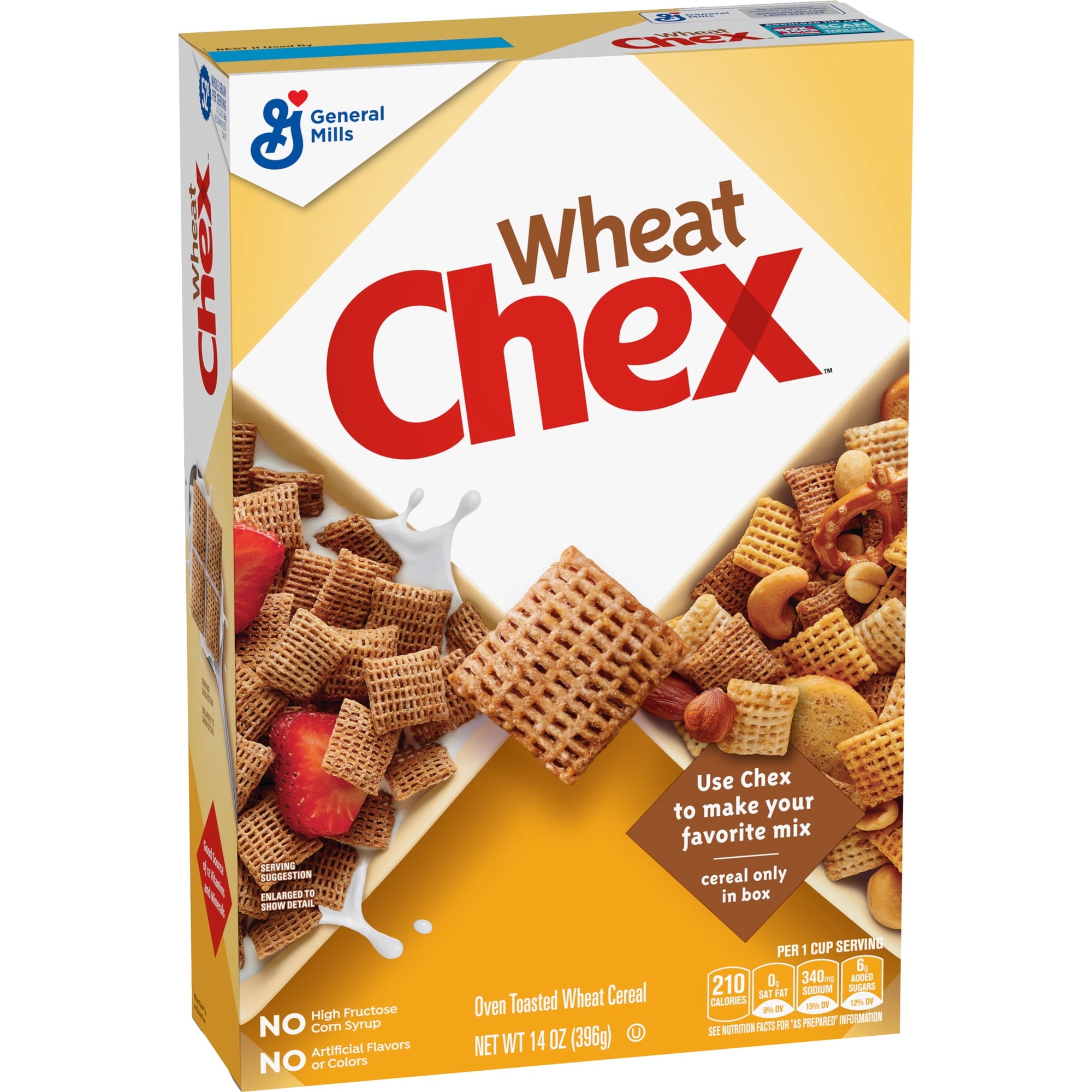 2X - Chex Wheat Breakfast Cereal - 14oz - General Mills - General Mills