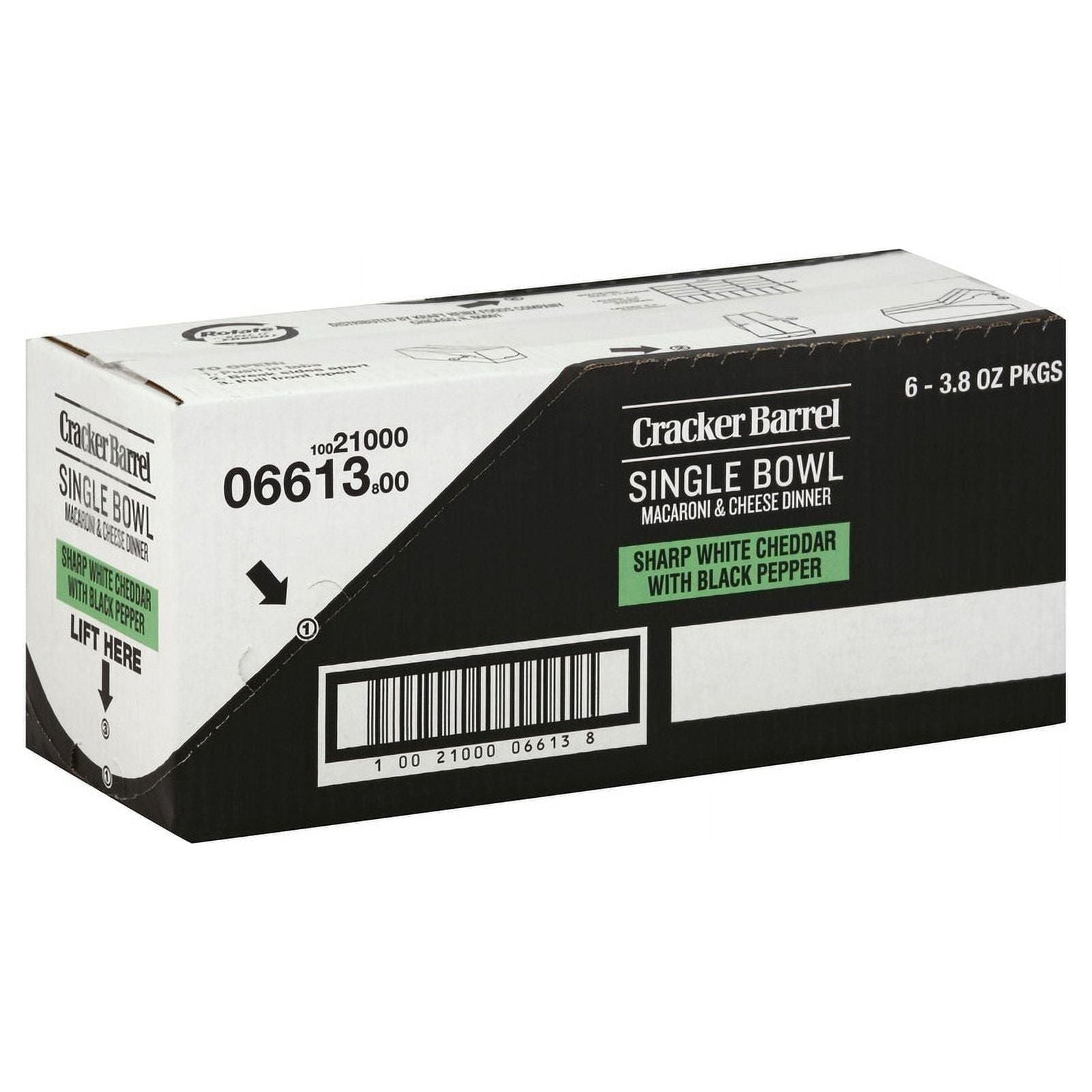 Cracker Barrel Liquid Dinner White Cheddar 6-3.8 Ounce - Cracker Barrel