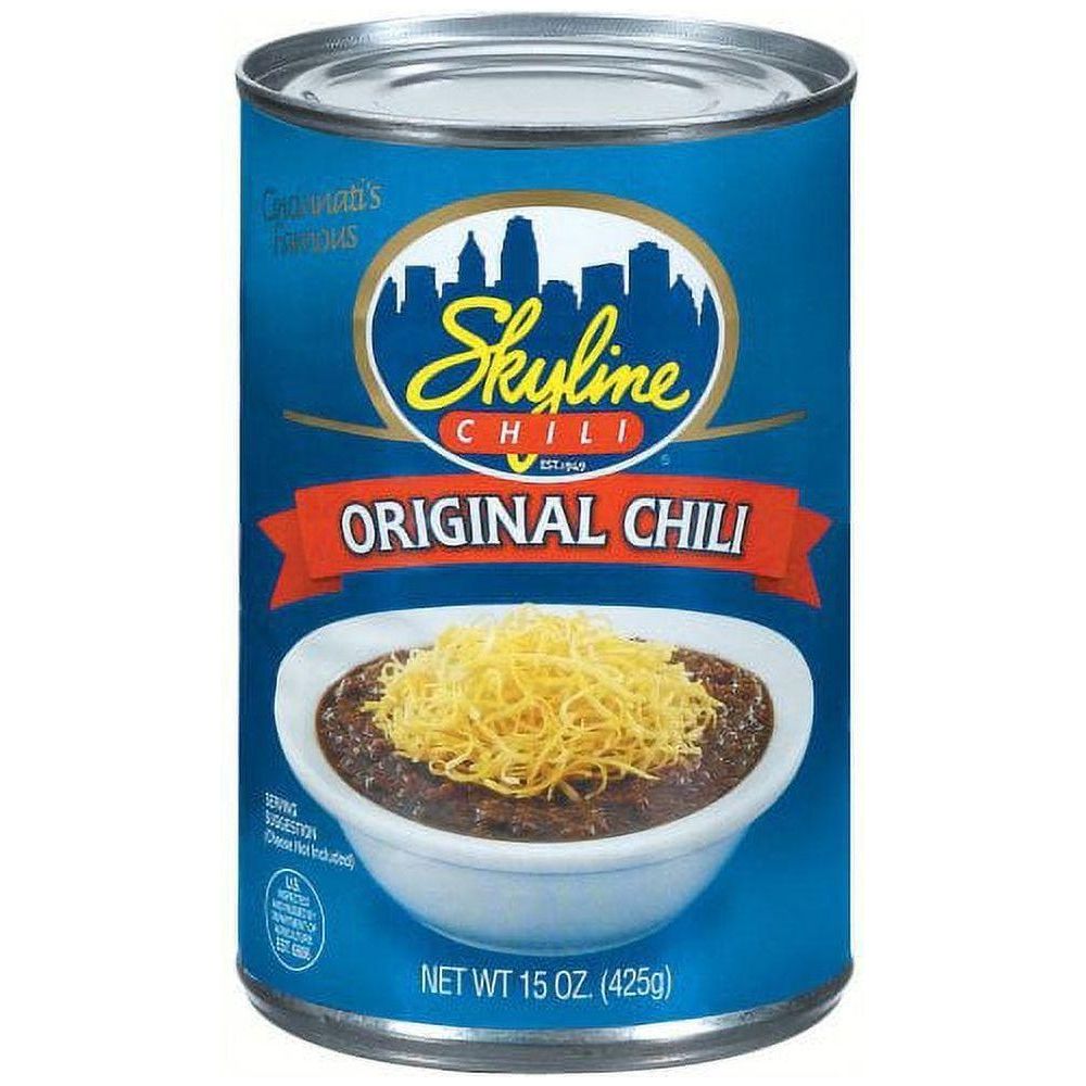 Pack of 8-Skyline Chili - 15 oz Original Flavor - Skyline Chili