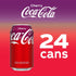 Coca Cola Cherry Flavored Soda, 12-Oz Cans - 24-Pack - Coca-Cola