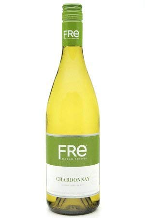 Sutter Home Fre Chardonnay Non-Alcoholic White Table Wine California, 750 ml, 6 Pack