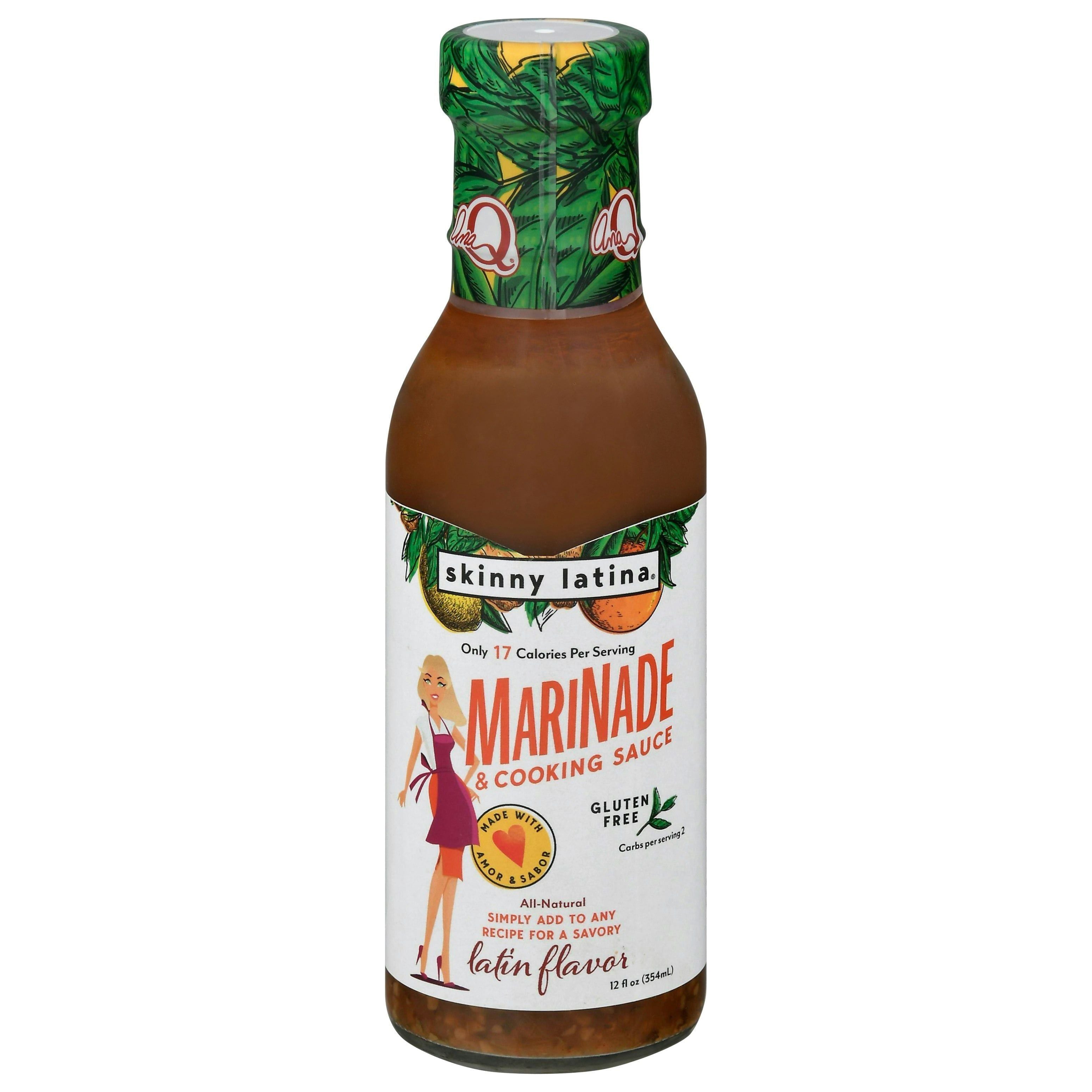 Skinny Latina Marinade 12 oz (Pack of 6) Original - Skinny Latina