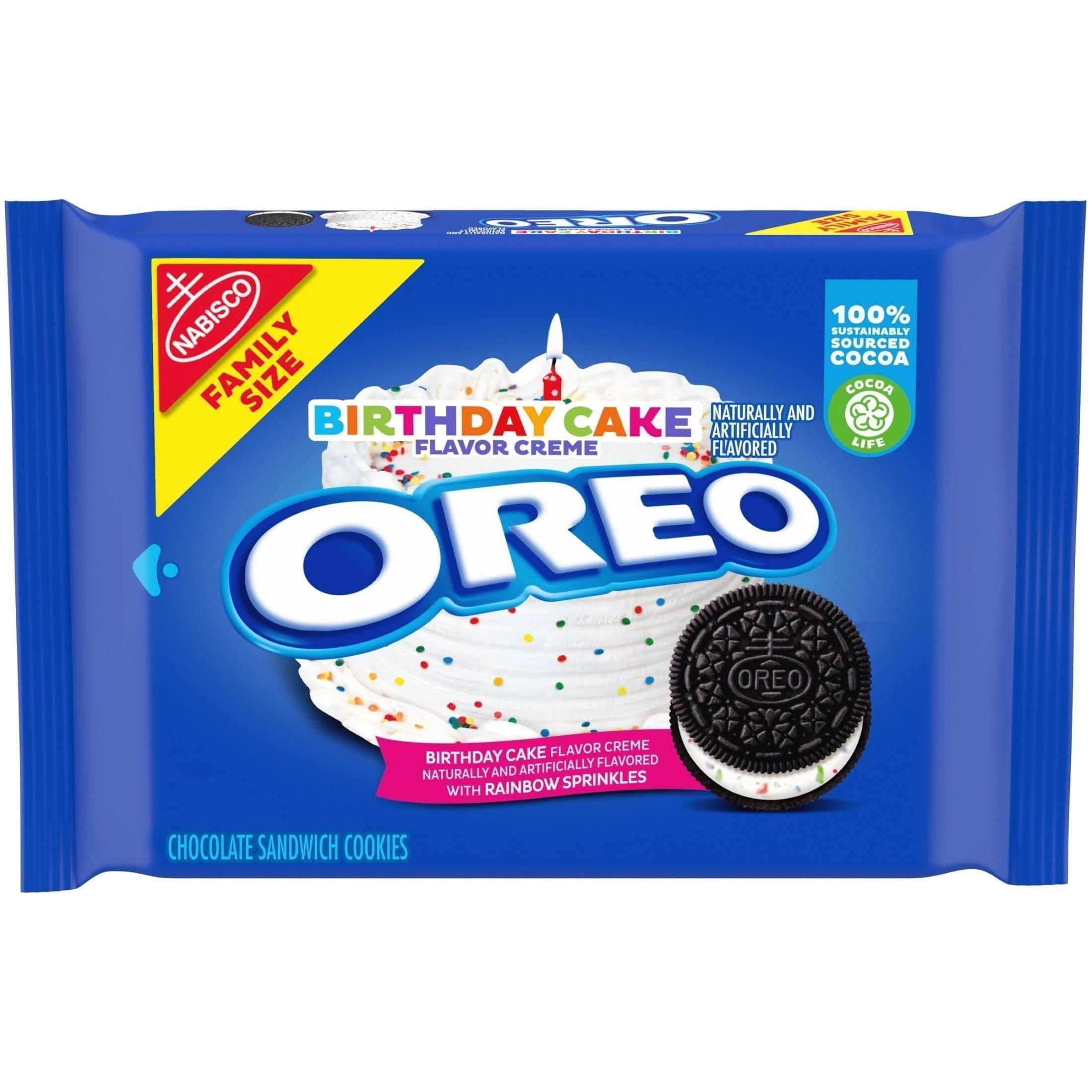 OREO Celebration Chocolate Sandwich Cookies, Family Size, 17 oz - Oreo