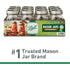 Ball Regular Mouth Mason Jars with Lids and Bands, 16-Ounces (4-Pack) - Ball