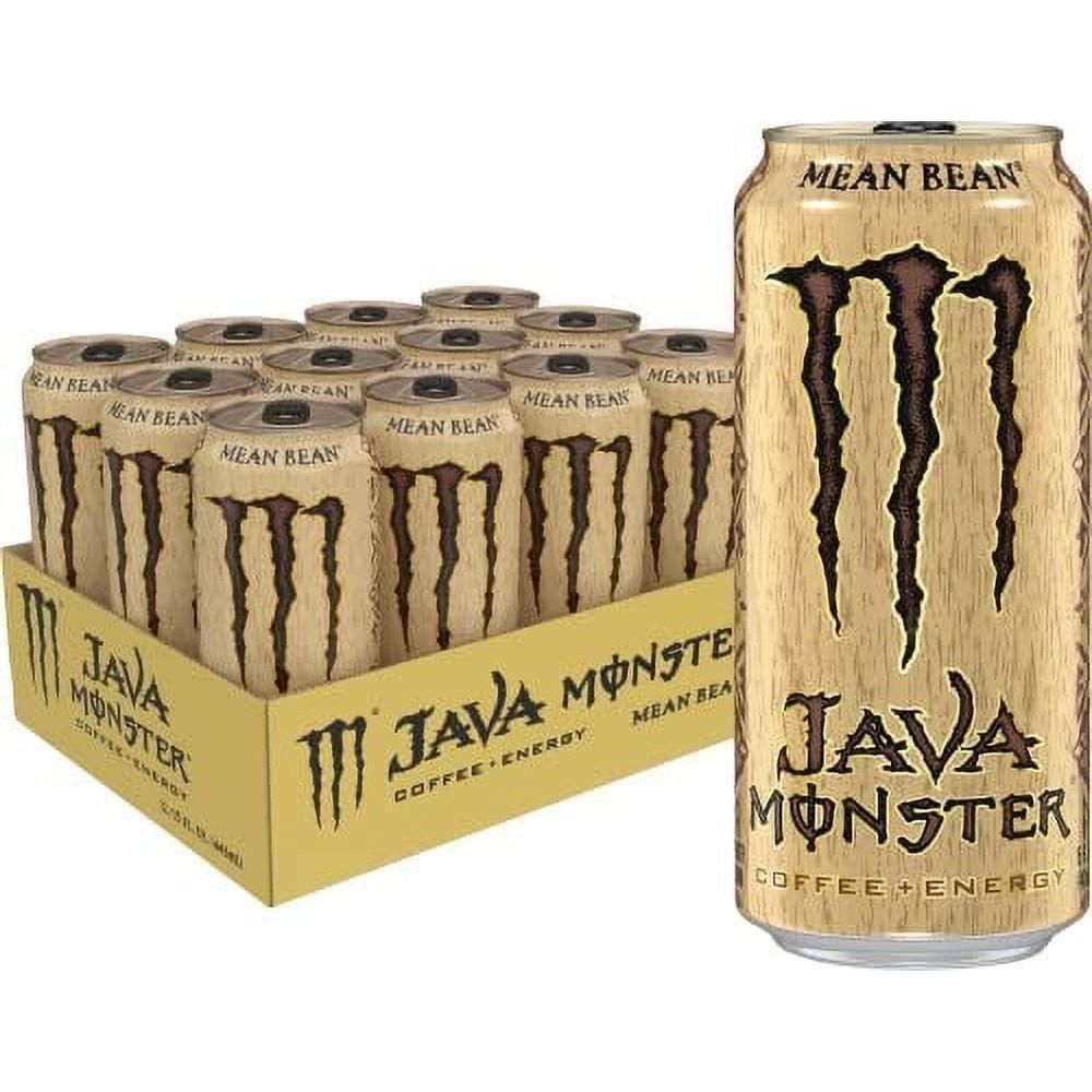 Java Monster Mean Bean Coffee Energy Drink - 12 Pack of 15 oz Cans ...
