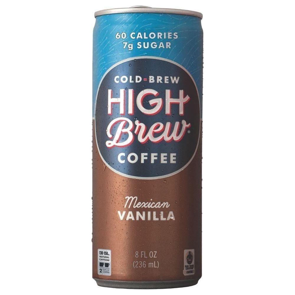 High Brew Mexican Vanilla Cold Brew Coffee, 8 oz Cans - 12 Pack - La Colombe