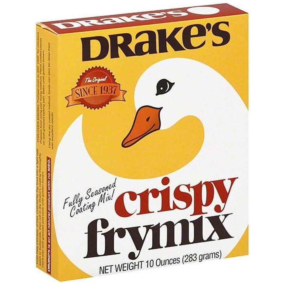 Drake's Original Crispy Fry Mix, 10 oz Pack of 6 - Drake's