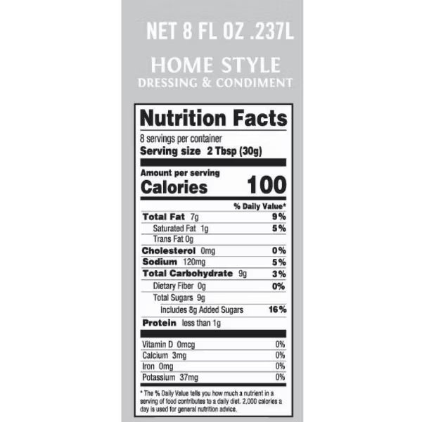 Dorothy Lynch Homestyle Salad Dressing, 8 oz, Pack of 12 - Dorothy Lynch