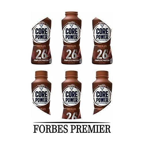 Fairlife Core Power Chocolate High Protein Milk Shake, 14 fl oz, (Pack of 6) - Core Power