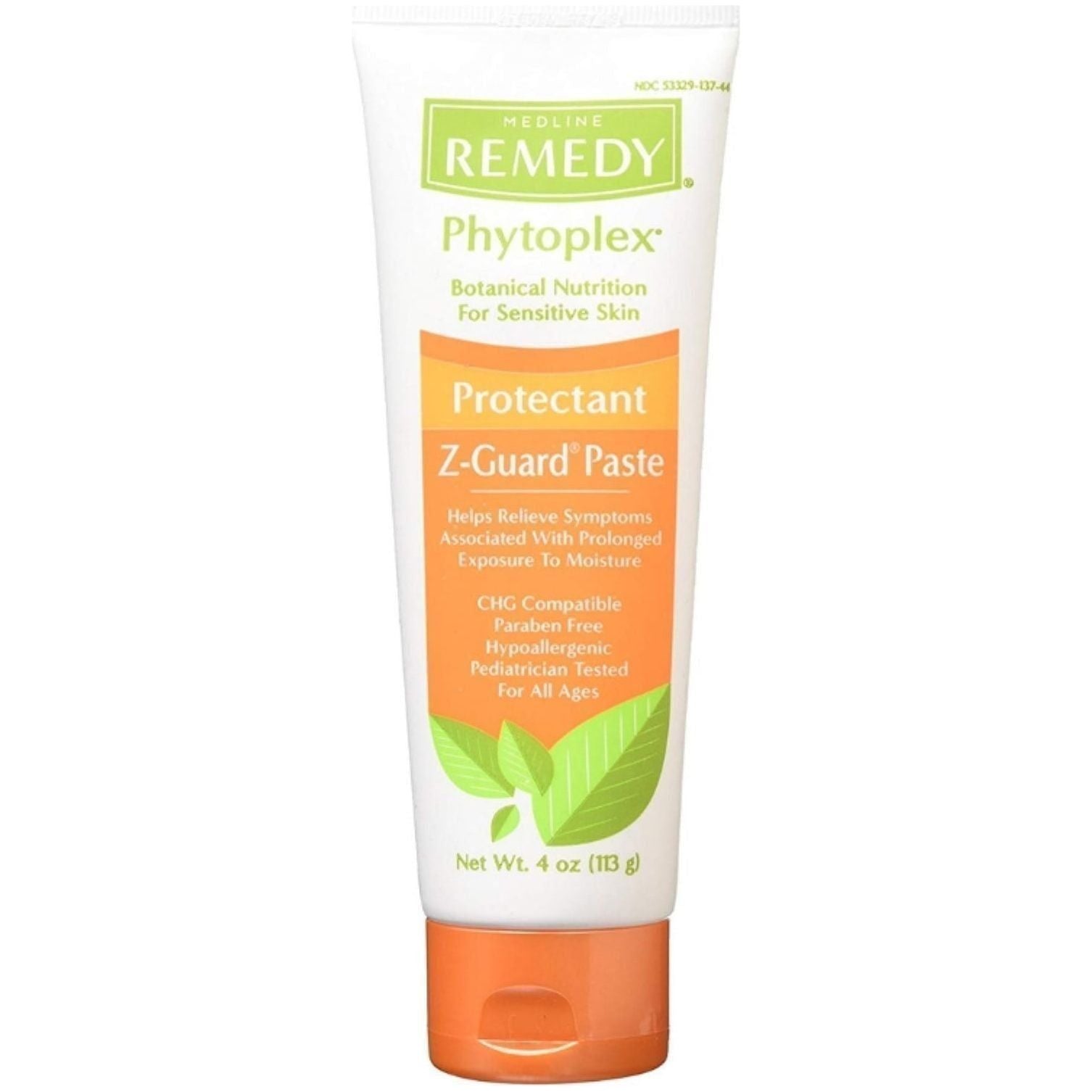 Medline Remedy Phytoplex Z-Guard Skin Protectant Paste, 4 oz (Pack of 6) - Medline
