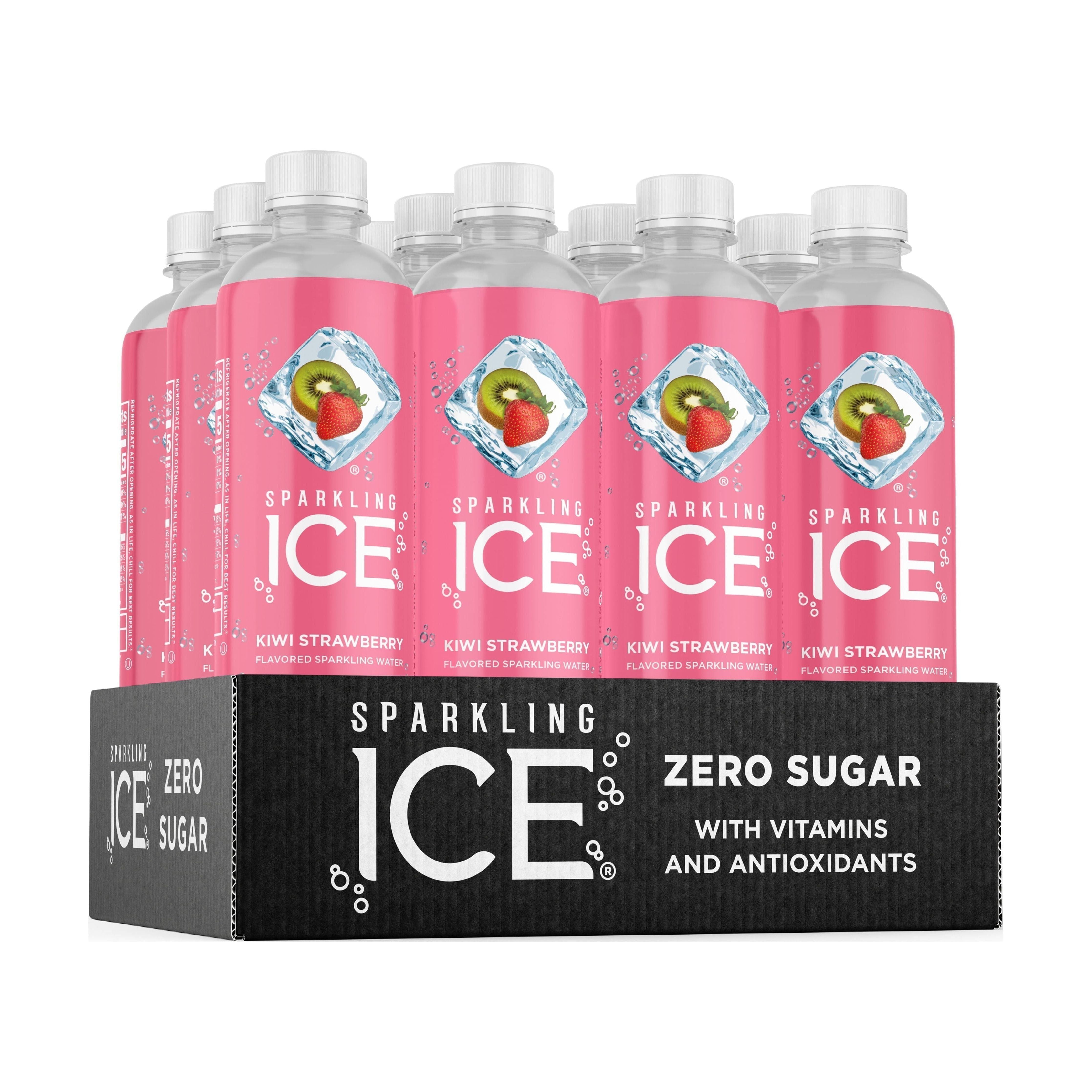 Kiwi Strawberry Sparkling Ice® Naturally Flavored Water, 17 Fl Oz, (12-Pack) - Sparkling Ice