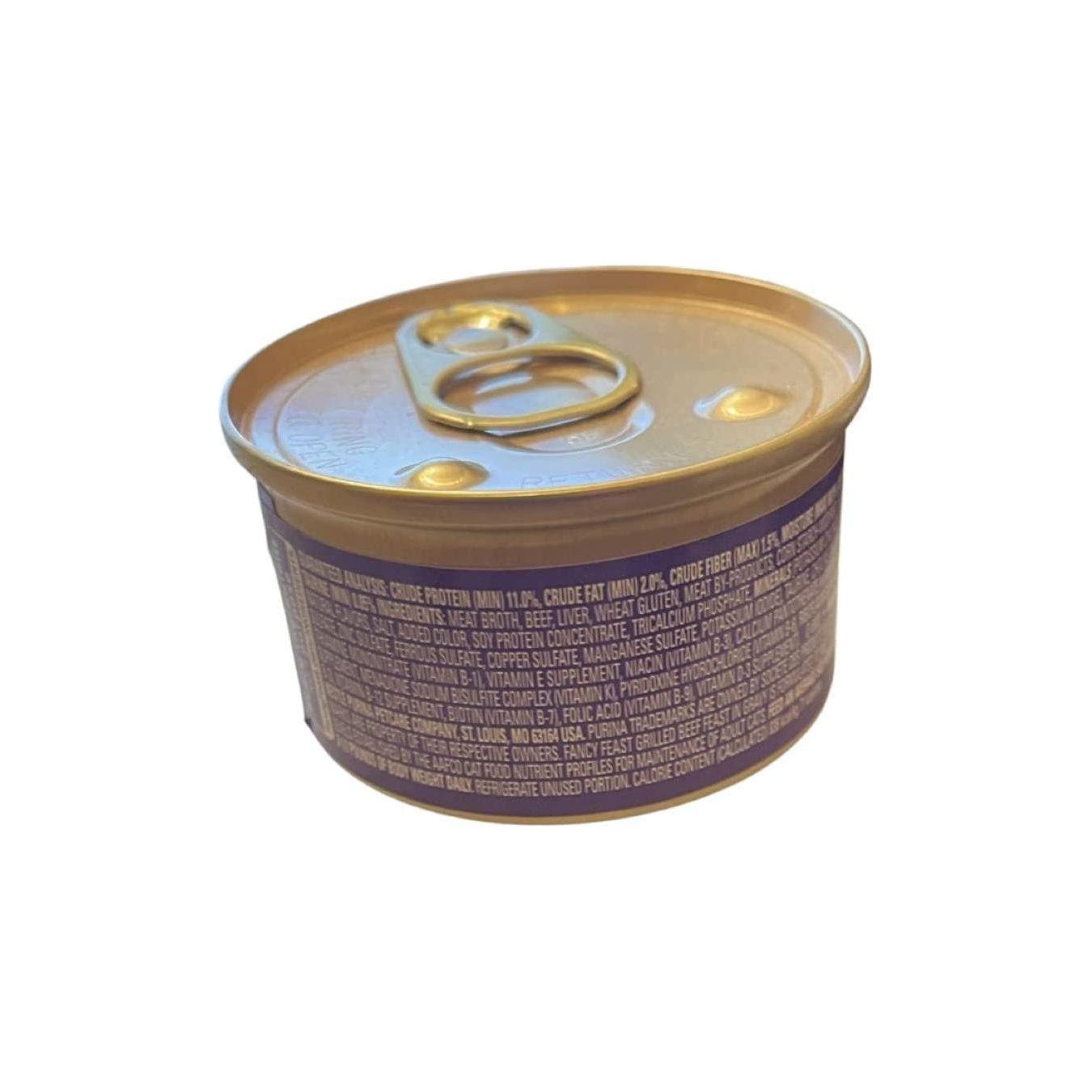 Purina Fancy Feast Grilled Wet Cat Food Beef in Gravy, 3 oz Can - Purina