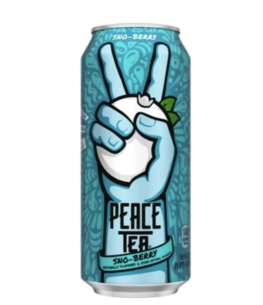 Peace Tea, 16 Fluid Ounces, 24 Count (Sno Berry) - Peace Tea