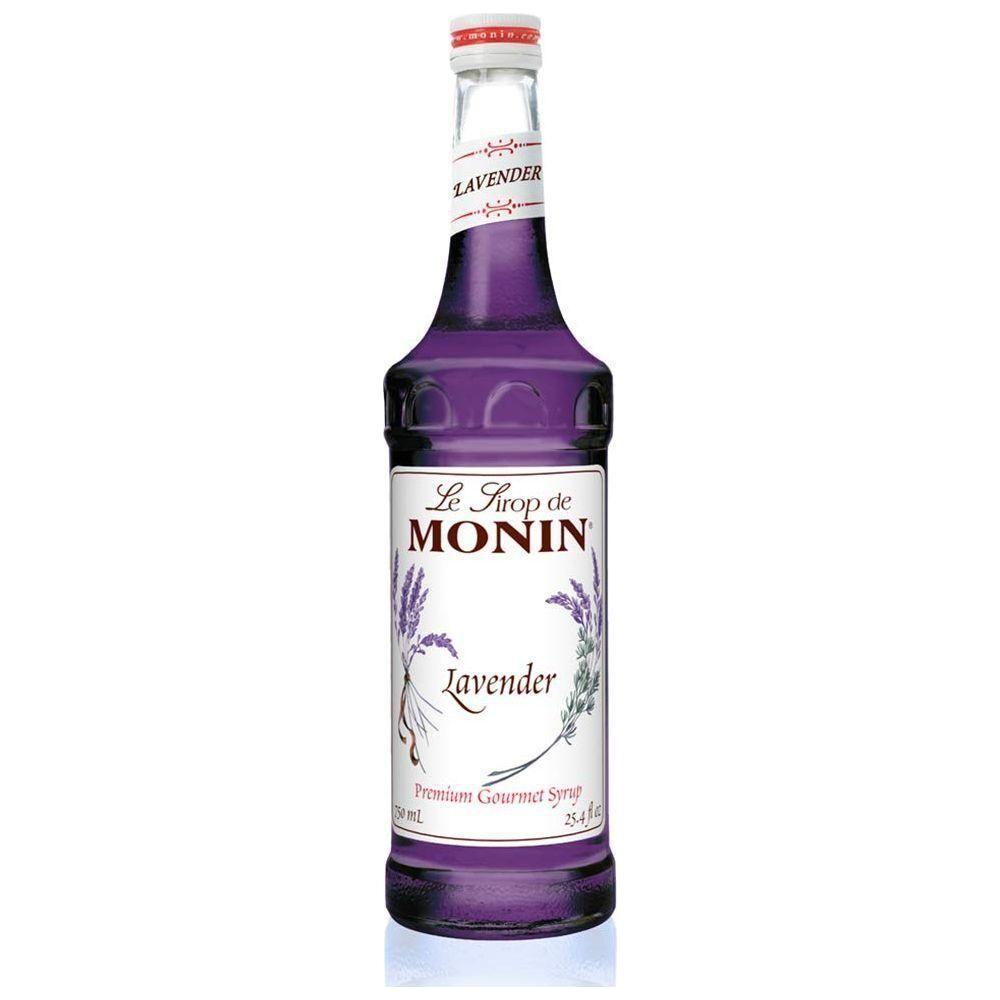 Monin - Lavender Syrup, Aromatic and Floral, Natural Flavors, Great for Cocktails, Lemonades, and Sodas, Non-GMO, Gluten-Free (750 ml) - Monin