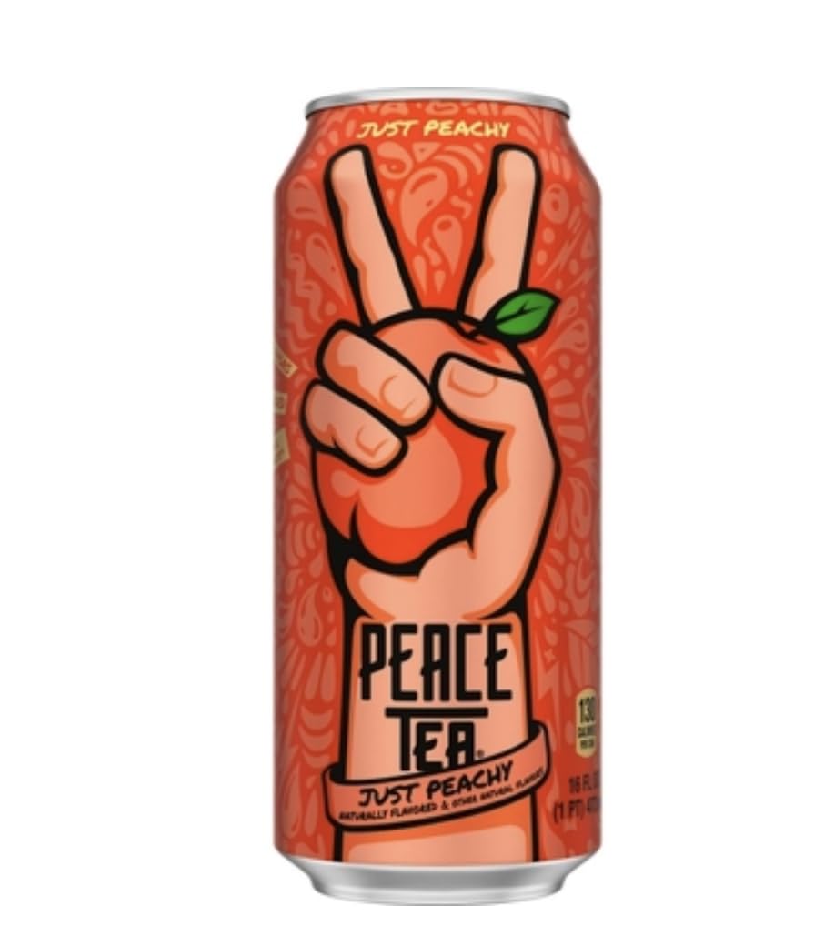 Peace Tea, 16 Fluid Ounces, 12 Count (Just Peachy) - Peace Tea