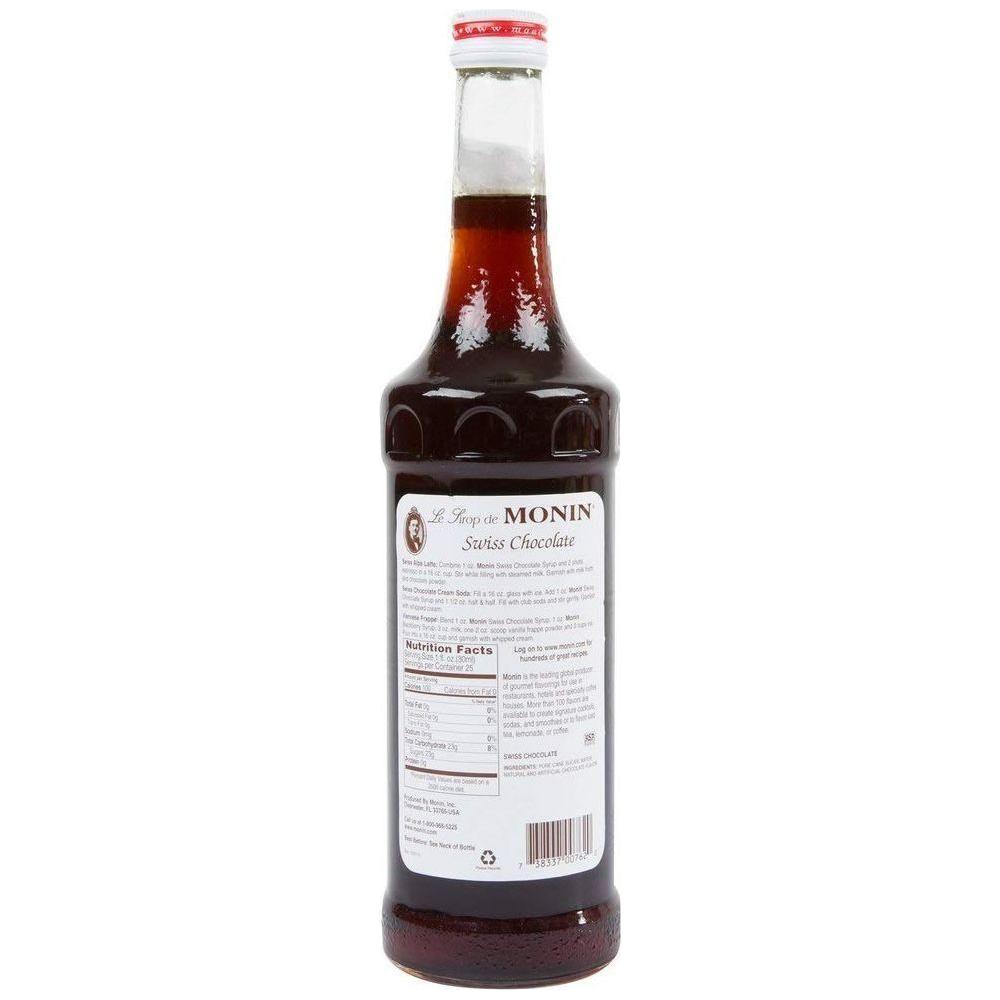 Monin Chocolate Swiss Chocolate, 750 Ml Bottle - Monin
