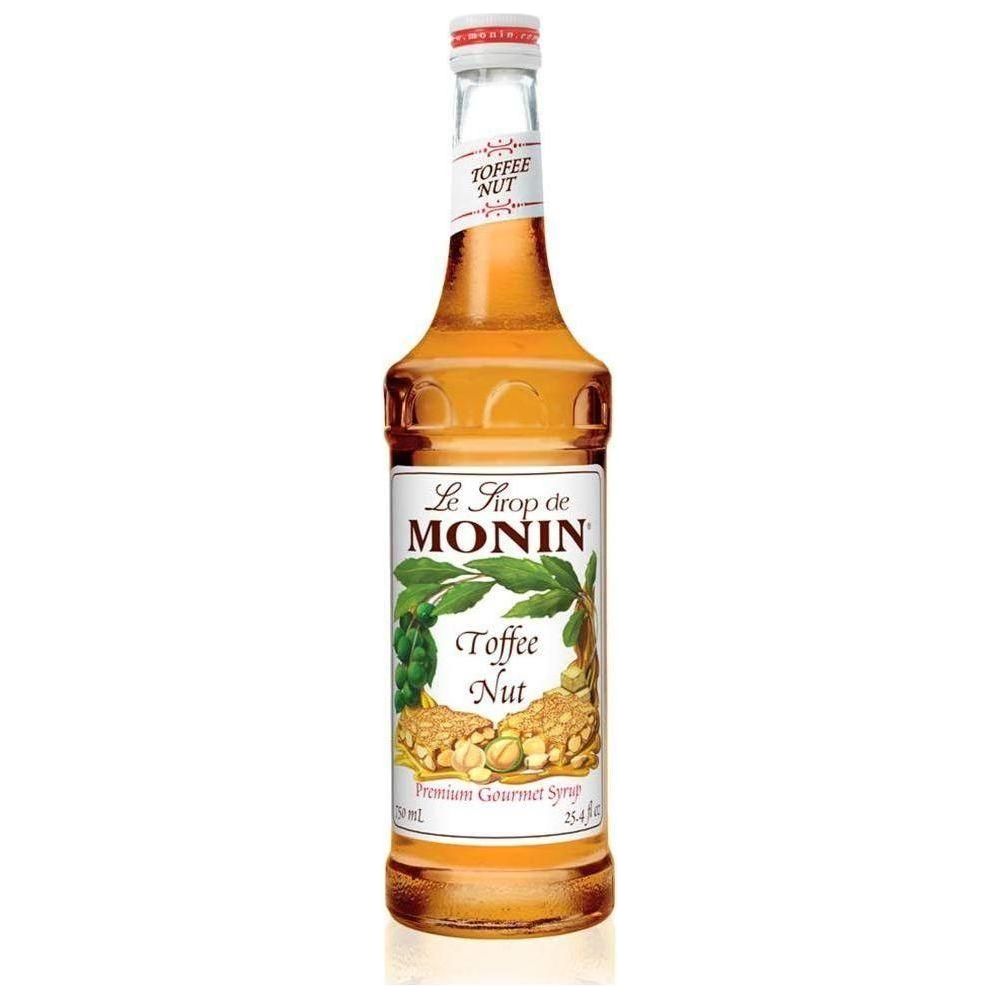 Monin - Toffee Nut Syrup, Bold and Buttery (750 ml Glass Bottle) - Monin