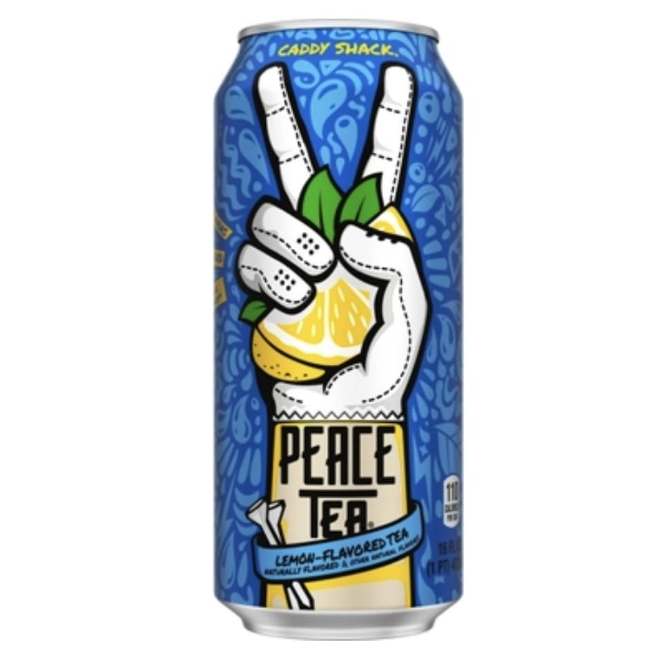 Peace Tea, 16 Fluid Ounces, 24 Count (Caddy Shak) - Peace Tea