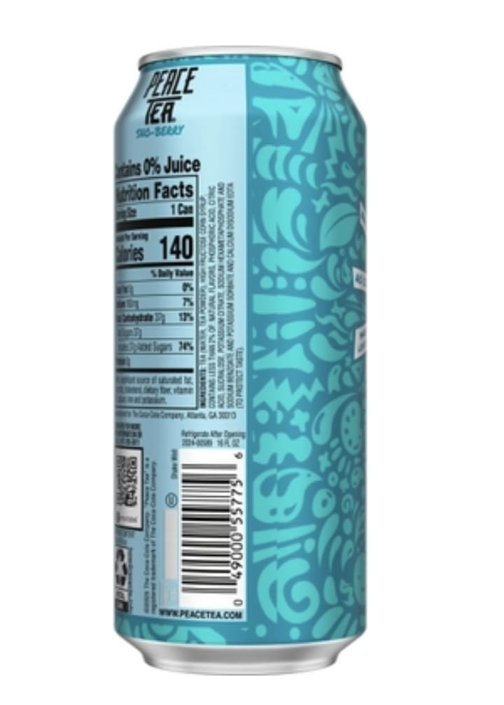 Peace Tea, 16 Fluid Ounces, 24 Count (Sno Berry) - Peace Tea