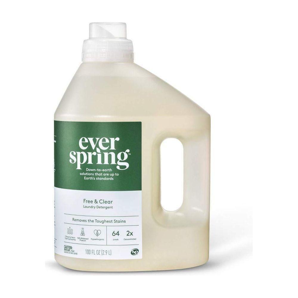 Free & Clear Liquid Laundry Detergent - Everspring - 100 FL OZ - Everspring