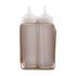WideMouth C11253C Wide Natural 12 Oz. Squeeze Dispenser - 6 / PK - Tablecraft