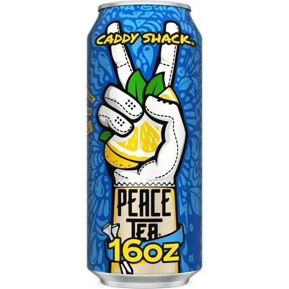 Peace Tea Caddy Shack Lemon-Flavored Canned Iced Tea, 16 fl oz 12 pack - generic
