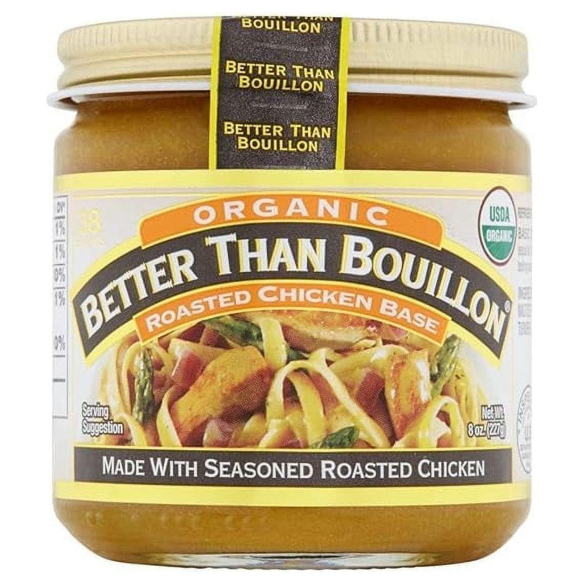 Organic Roasted Chicken Flavor Base - Better Than Bouillon 8 oz | 4 Pack - Better Than Bouillon
