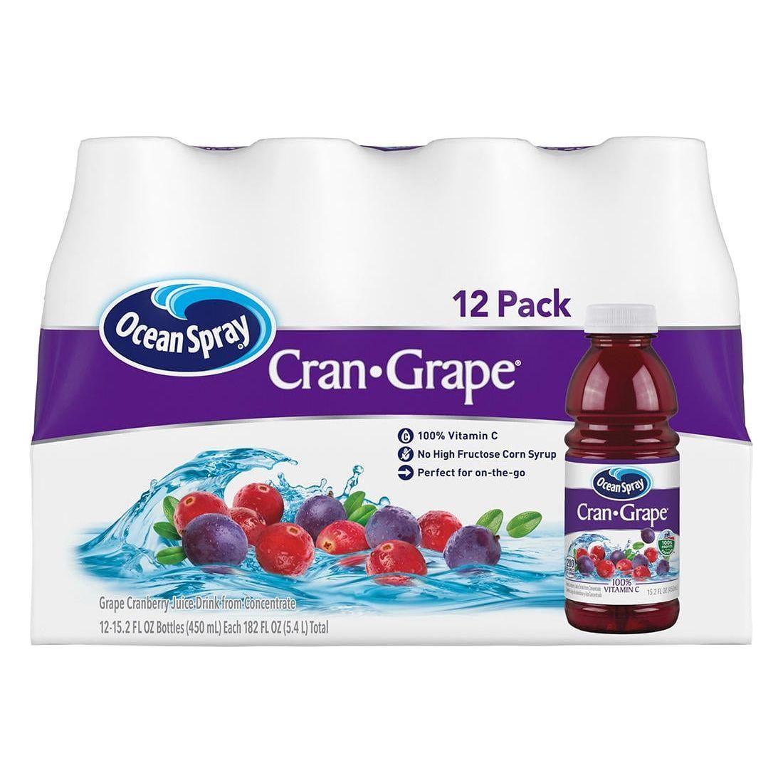Ocean Spray Cran Grape Juice, 12 pk./15.2 oz. - Ocean Spray