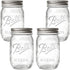 Ball Regular Mouth Mason Jars with Lids and Bands, 16-Ounces (4-Pack) - Ball