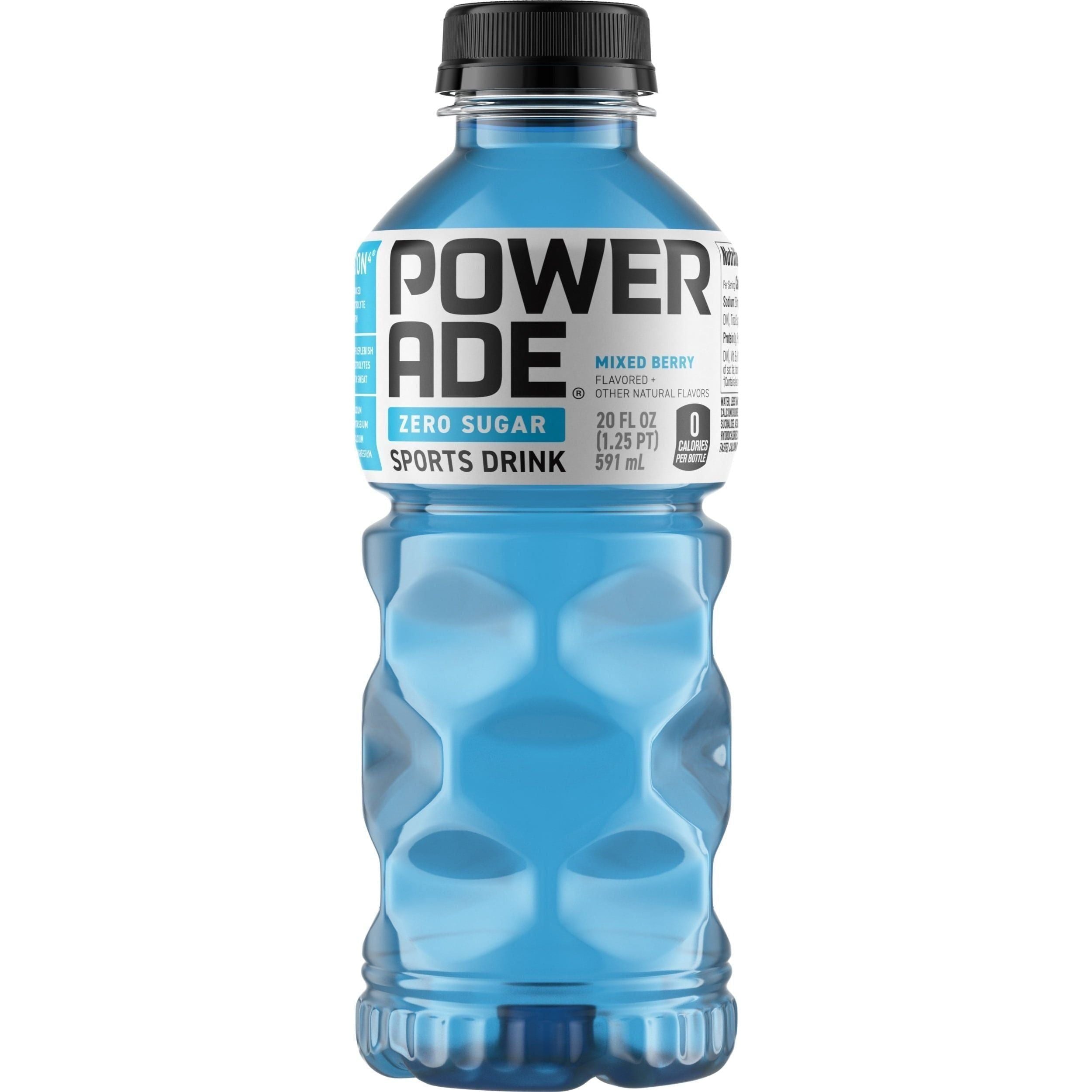POWERADE Zero Mixed Berry Blast - Sugar-Free Electrolyte Sports Drink ...