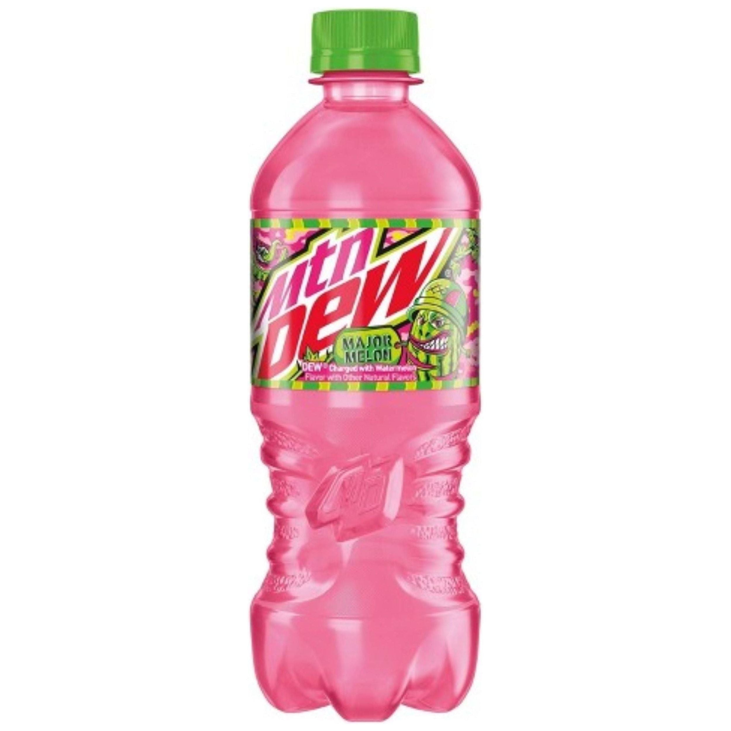 Mountain Dew Major Melon Refreshing Soda - 20oz Bottles Pack of 16 - Mountain Dew