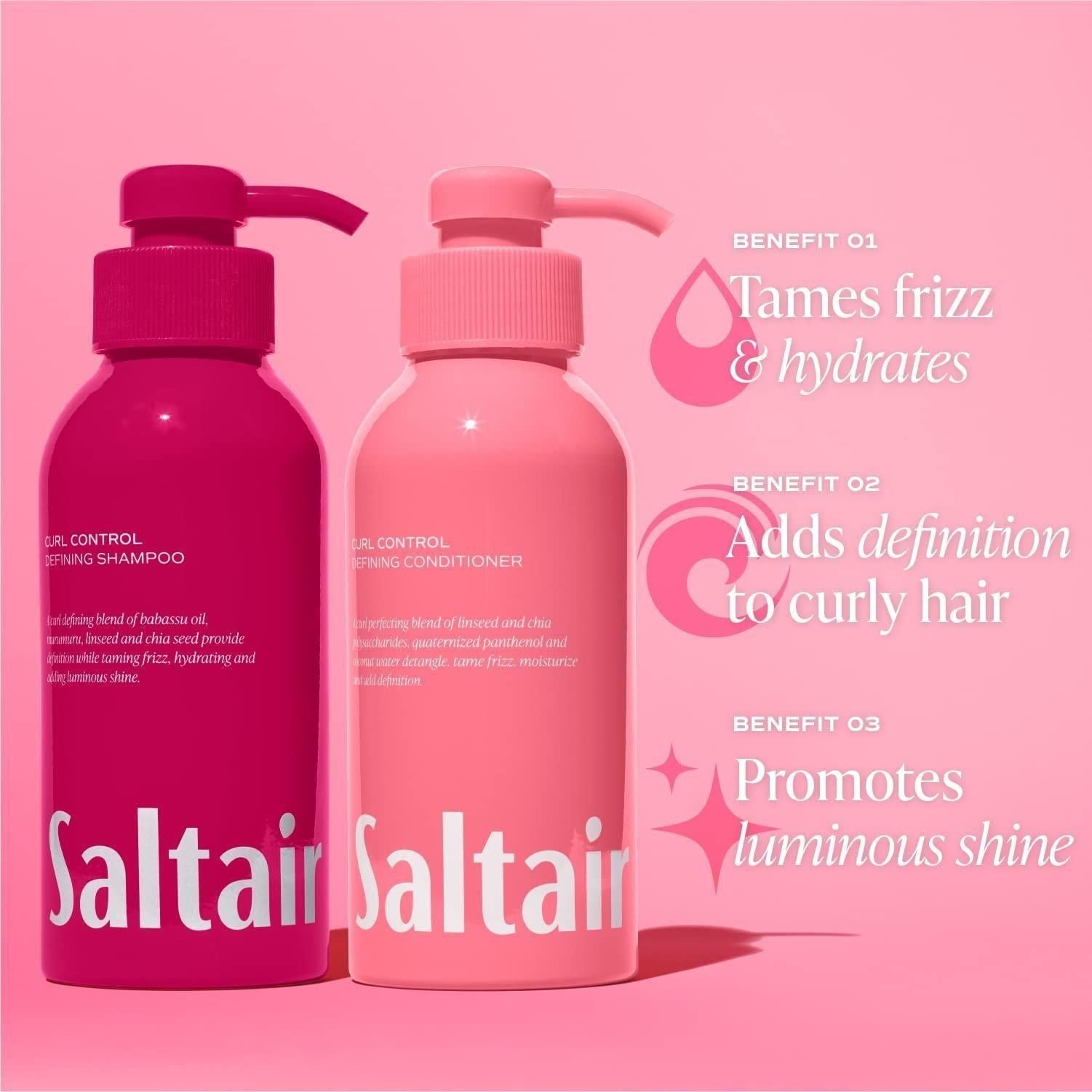 Saltair Curl Control Haircare Duo - Shampoo and Conditioner - Saltair