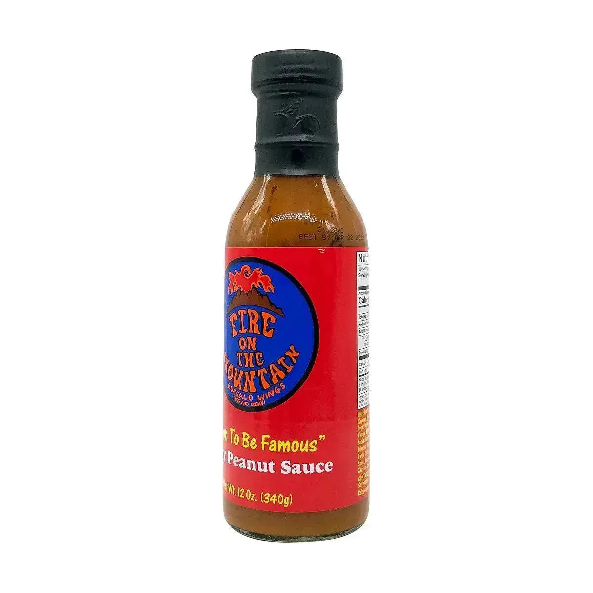 Fire On The Mountain Spicy Peanut Sauce, 12 OZ - Fire On The Mountain