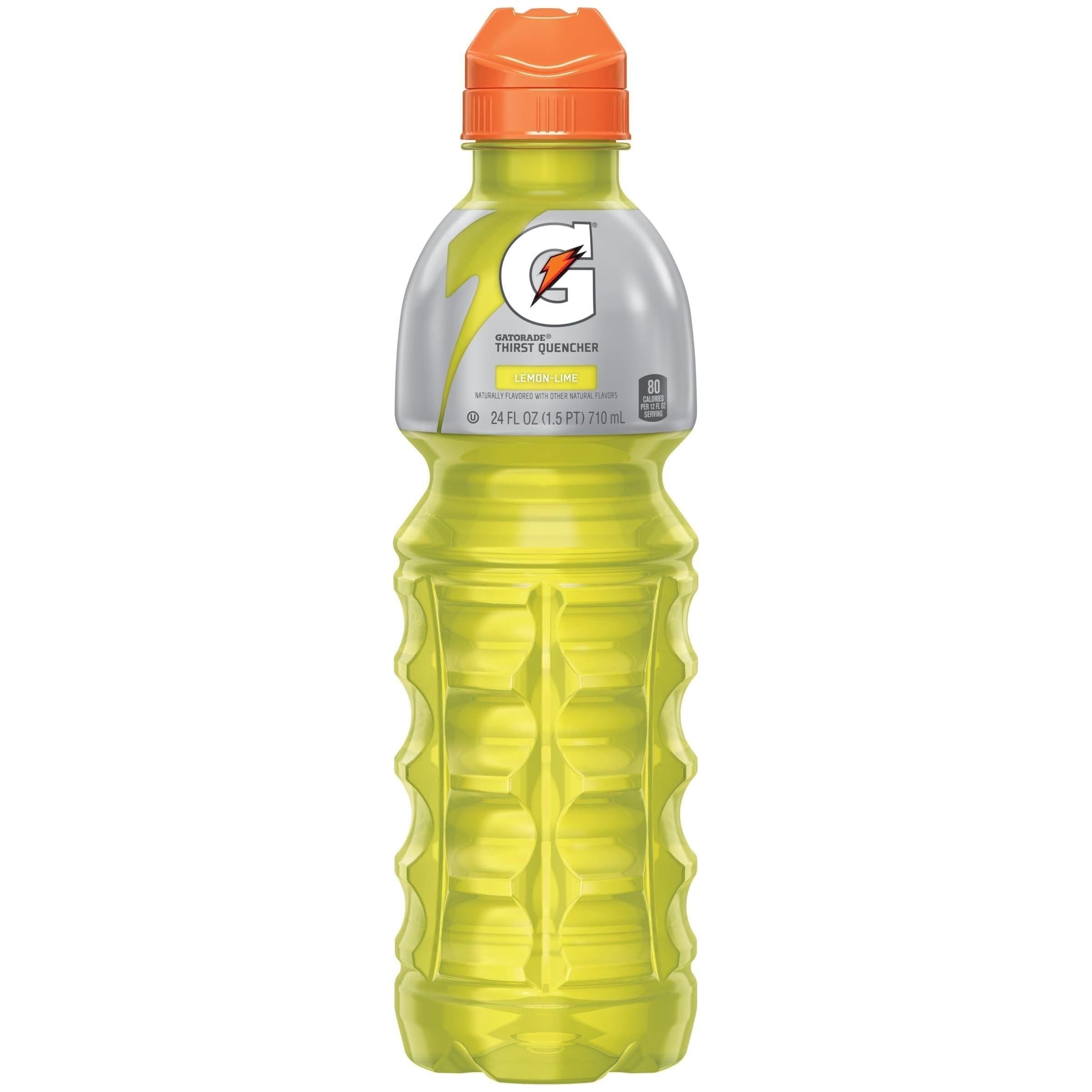 Gatorade Thirst Quencher Sport Cap Bottle, Variety Pack, 24 fl oz, 6 ct, Sports Drinking Bottle - Gatorade