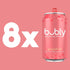bubly Sparkling Water, Grapefruit, 12 ounce Cans (Pack of 8) - Bubly